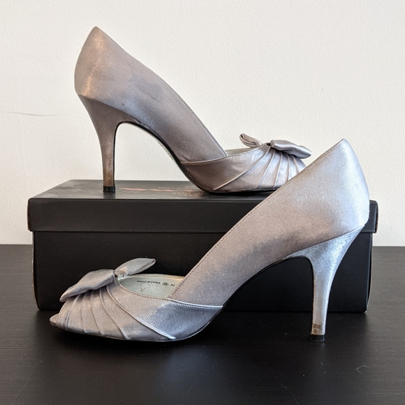 Silver Nina Heels - Forbes - Picture 1 of 5